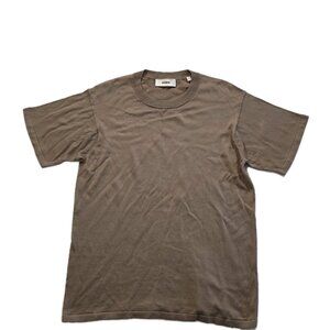 Buck Mason Cotton Cashmere T Shirt Mens M Tan Beige Crewneck Elevated Basic Soft